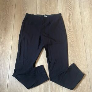 Calvin Klein black legging type pants stretchy no pockets size 12
